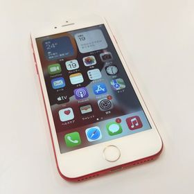 【修理店整備済】iPhone7 128GB レッド バッテリー最大容量100%
