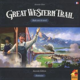 【中古】ボードゲーム グレート・ウエスタン・トレイル 拡張 北部への道 第2版 フランス語版 (Great Western Trail： Seconde Edition - Extension Ruee vers le Nord)