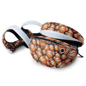 MightySkins Skin Compatible with Sony Playstation VR2 - Basketball Life | Protective, Durable, and Unique Vinyl Decal wrap Cover | Easy to Apply ＆ Ch