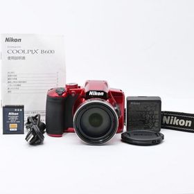 ＜美品＞ Nikon COOLPIX B600 レッド｜光学60倍ズーム搭載(コンパクトデジタルカメラ)