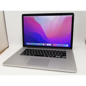 【中古】Apple MacBook Pro 15インチ CTO (Mid 2015) Core i7(2.2G)/16G/512G(SSD)/Iris Pro【新宿2】保証期間１ヶ月【ランクC】