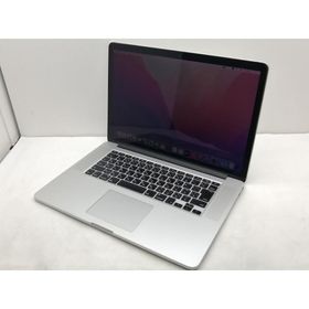 【中古】Apple MacBook Pro 15インチ CTO (Mid 2015) Core i7(2.2G)/16G/512G(SSD)/Iris Pro【仙台イービーンズ】保証期間１ヶ月【ランクC】