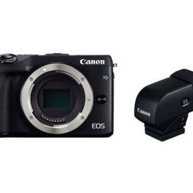 Canon ミラーレスカメラ EOS M3 ボディーEVFキット 2420万画素 (ブラック) [EOSM3BK-BODYEVFK]（箱欠品/説明書状態難） カメラ