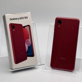 【箱付き中古B】Galaxy A23 5G SM-A233C レッド SIMフリー 白ロム