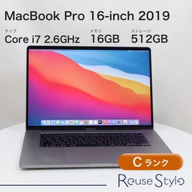 MacBook Pro 16インチ 2019 スペースグレイ 16GB 512GB JISキーボード Cランク