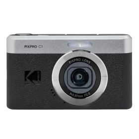 KODAK Pixpro C1 ? 超コンパクトデジタルカメラ| 13MP BSI CMOS、4倍ズーム、2.8インチLCDスクリーン、LEDフラッシュ、内蔵バッテリー ? ブラック