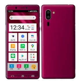 シャープ(SHARP)のA001SH シンプルスマホ5 ワインレッド SIMフリー 本体 ソフトバンク スマホ シャープ 【送料無料】 a001shrd7mtm(スマートフォン本体)