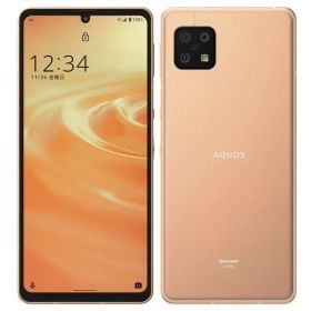 【中古】携帯電話 スマートフォン シャープ AQUOS Sense6 SHG07 4GB/64GB (au/ライトカッパー) [SHG07SMA]