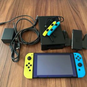 Nintendo Switch 本体 青/黄 256GSDカード付き