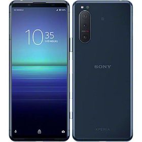 【中古美品】SONY Xperia 5 II A002SO ブルーSoftBank Aランク【日曜日以外即日発送】【送料無料】