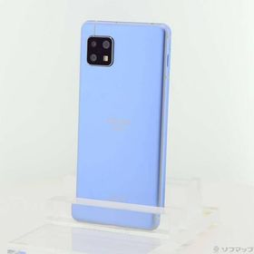 〔中古〕SHARP(シャープ) AQUOS sense5G 64GB スカイブルー SH-53A docomoロック解除SIMフリー〔368-ud〕