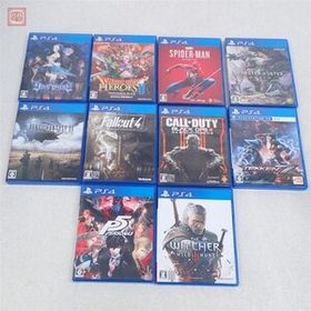 PS4 プレステ4 オーディンスフィア/ウィッチャー3 ワイルドハント/MARVEL スパイダーマン 等 まとめて 10本セット 箱付【10