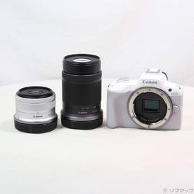 〔中古〕Canon(キヤノン) EOS R50 ダブルズームキット ホワイト〔262-ud〕