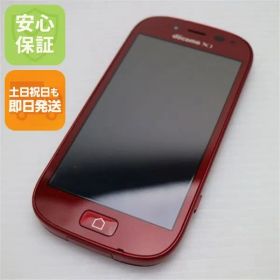 美品 F-06F らくらくスマートフォン3 レッド 即日発送 スマホ FUJITSU DoCoMo 本体 白ロム 土日祝発送OK 00000