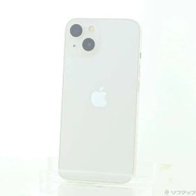 ソフマップ 〔中古品〕 iPhone13 128GB スターライト MLND3J／A SIMフリー【262】