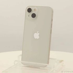ソフマップ 〔中古品〕 iPhone13 128GB スターライト MLND3J／A SIMフリー【305】