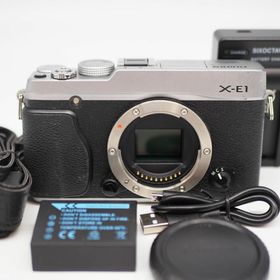 フジフイルム(富士フイルム)の■並品■ FUJIFILM X-E1 ボディ シルバー(ミラーレス一眼)