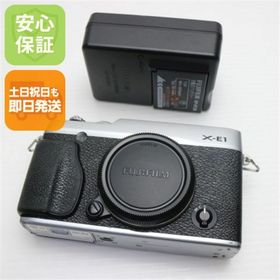 フジフイルム(富士フイルム)のFUJIFILM X-E1 シルバー ボディ M555(ミラーレス一眼)