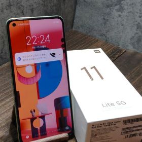 美品 Xiaomi Mi 11 Lite 5G SIMフリー スマホ