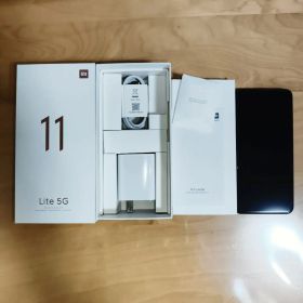 【美品】Mi 11 Lite 5G トリュフブラック 付属品・おまけ付