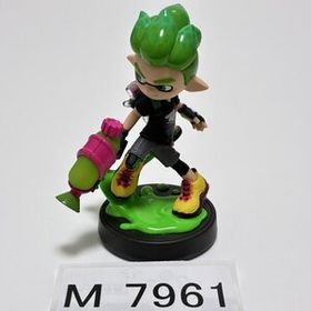 M7961 ●中古 美品 即決●amiibo ボーイ ネオングリーン (緑 アミーボ スプラトゥーン)●Splatoon / Inkling Boy - Neon Green