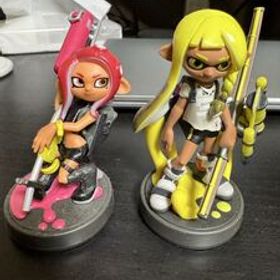 【1円スタート】amiibo スプラトゥーン インクリング ピンク イエロー ガール アミーボ スプラトゥーン3