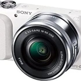 SONY ミラーレス一眼 NEX-3N パワーズームレンズキット E PZ 16-50mm F3.5-5.6 OSS付属 ホワイト NEX-3NL W