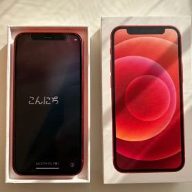 美品 iPhone12 mini レッド 64G SIMフリー