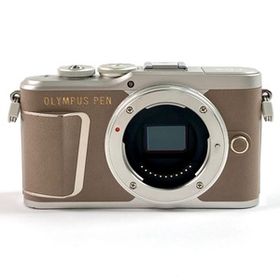 オリンパス OLYMPUS PEN E-PL10 ボディ ブラウン デジタル ミラーレス 一眼カメラ 【中古】
