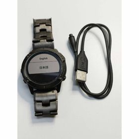 ガーミン(GARMIN)のGARMIN FENIX 6X Sapphire スマートウォッチ/チタンバンド(その他)