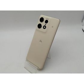 【中古】MOTOROLA SoftBank 【SIMフリー】 motorola edge 50s pro バニラクリーム 8GB 256GB A402MO【OSU301】保証期間１ヶ月【ランクB】