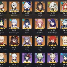 原神 HUTAO,RAIDEN,ARLECHINO最大の強さ 原石2万以上