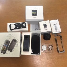 Insta360 X4 本体 リモコン/アルミガード/レンズカバー付