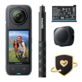 【店舗展示品】 インスタ360 X4 360° アクション カメラ オリジナルバンドル