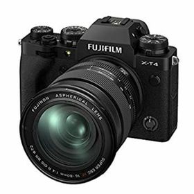【中古】FUJIFILM ミラーレス一眼カメラ X-T4レンズキット ブラック X-T4LK-1680-B(ミラーレス一眼)