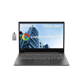 Lenovo Chromebook S330 14" HD Business Laptop, MediaTek MT8173C Processor, MediaTek Integrated Graphics, 4GB LPDDR3 RAM, 32GB eMMC, Wi-Fi 5, HD Webcam
