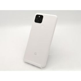 【中古】Google SoftBank 【SIMロック解除済み】 Pixel 4a (5G) Cleary White 6GB 128GB G025H【広島本通】保証期間１ヶ月【ランクC】
