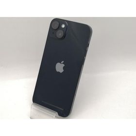 【中古】Apple 国内版 【SIMフリー】 iPhone 14 Plus 128GB ミッドナイト MQ4A3J/A【大須2】保証期間１ヶ月【ランクC】
