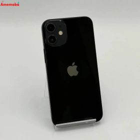 【中古】iPhone12 mini 64GB ブラック MGA03J/A SoftBank版SIMフリー ジ