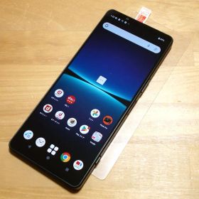 傷少XPERIA 1 IV SO-51C(K)液晶保護ガラス付 SIMフリー