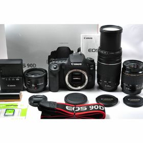 キヤノン(Canon)の❤️極上美品❤️Canon EOS 90D 単焦点&標準&超望遠トリプル❤️(デジタル一眼)