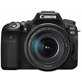 【中古】「非常に良い」Canon デジタル一眼レフカメラ EOS 90D EF-S18-135 IS USM レンズキット EOS90D18135ISUSMLK(デジタル一眼)