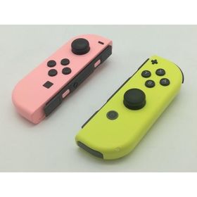 【中古】Nintendo Switch Joy-Con (L)ネオンピンク/(R) ネオンイエロー [コントローラー] 【OSU301】保証期間１週間【ランクC】