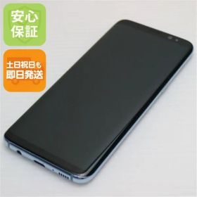 超美品 au SCV36 Galaxy S8 ブルー 即日発送 スマホ SAMSUNG au 本体 白ロム 土日祝発送OK 08000