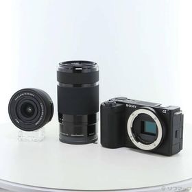 〔中古〕SONY(ソニー) VLOGCAM ZV-E10 II ダブルズームレンズキット ブラック ZV-E10M2X B〔198-ud〕