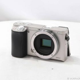 〔中古〕SONY(ソニー) α6000 ボディ シルバー ILCE-6000〔258-ud〕