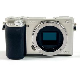 ソニー SONY α6000 ボディ ILCE-6000 S シルバー デジタル ミラーレス 一眼カメラ 中古