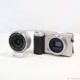 〔中古〕SONY(ソニー) α6000 パワーズームレンズキット シルバー ILCE-6000L〔276-ud〕
