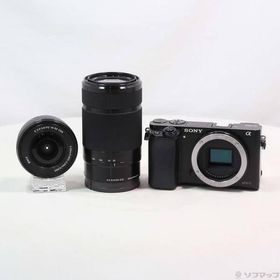 〔中古〕SONY(ソニー) α6000 ILCE-6000Y ブラック ダブルズームレンズキット〔349-ud〕