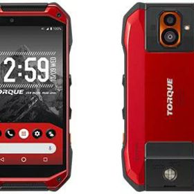 【中古】Bランク 【やや傷や汚れあり】 SIMロック解除済み 元au TORQUE G04 KYV46 レッド ネットワーク利用制限〇(白ロム) 送料無料 simフリー スマホ 本体